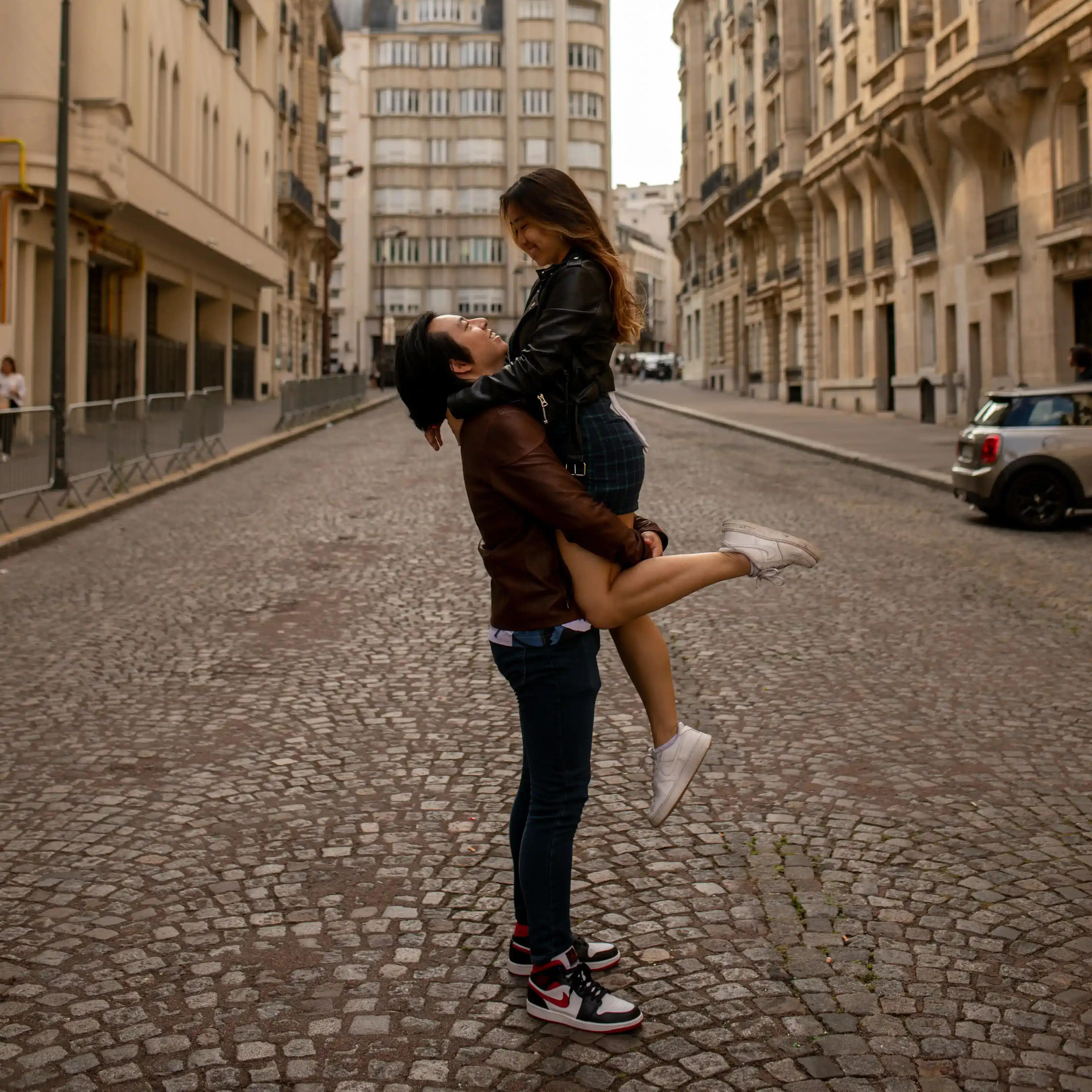 Tricia and Yuxi in Paris